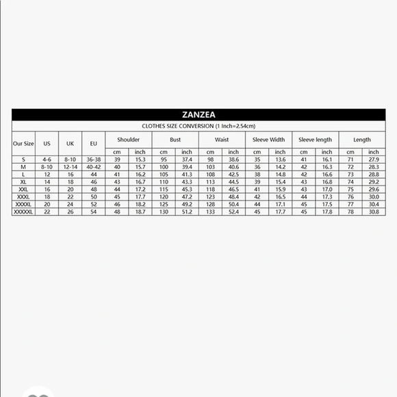 NWT ZANZEA  Gray and Blue Three Quarter Sleeve Blouse Bundle Size Small - Picture 5 of 5